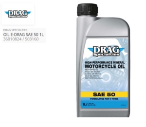 OLIO MOTORE SAE50 DRAG SPECIALTIES PARTS EUROPE HARLEY DAVIDSON 36010824
