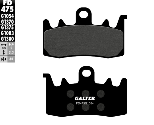 PASTICCHE FRENO GALFER 17212969 FD475G1054 41300227