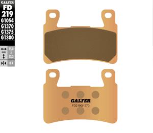 PASTICCHE FRENO GALFER 17220786 FD219G1370