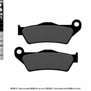 PASTICCHE FRENO GALFER BMW 17212951  FD186G1054