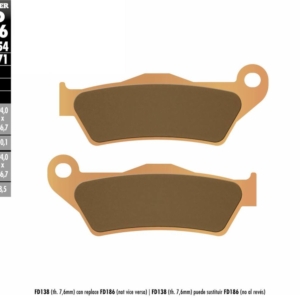 PASTICCHE FRENO GALFER BMW 17212371  FD186G1371