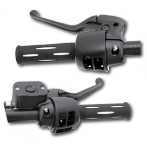 KIT COMANDI MANUBRIO NERO PER HARLEY DAVIDSON 96-06 CCE 683595