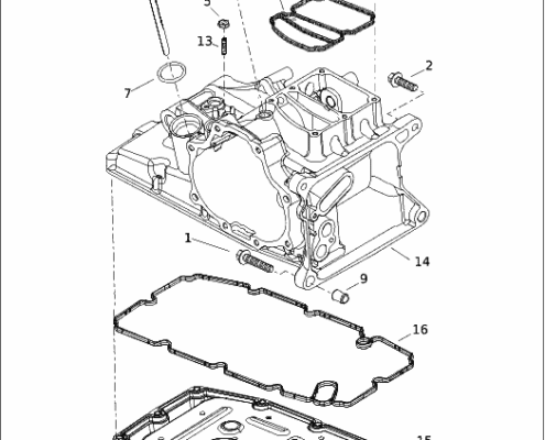 CVO ROAD GLIDE ST PLUG OIL DRAIN 62700327