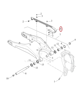 GUIDA CATENA PAN AMERICA HD OEM 39900004