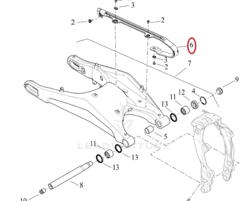 GUIDA CATENA PAN AMERICA HD OEM 39900004