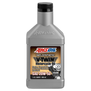 MCVQT AMSOIL 20W-50 100% SYNTHETIC V-TWIN OIL