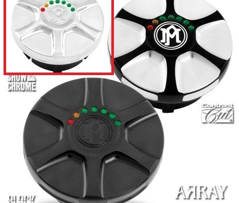 TAPPO PERFORMACE MACHINE CROMATO CON LED INDICATORI HD 96-13