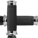 089 Garage - Manopole AVON Custom Contour Chrome per HD 96-22 con acceleratore a cavo CC-85-CH