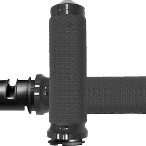 089 Garage - Manopole AVON Memory Foam black per Softail 25 in poi Touring 24 in poi MF-63-ANO-F24