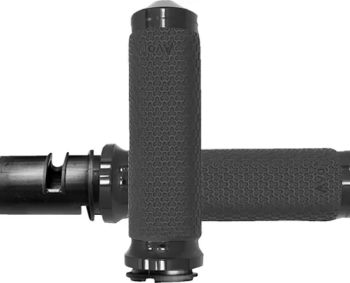 089 Garage - Manopole AVON Memory Foam black per Softail 25 in poi Touring 24 in poi MF-63-ANO-F24