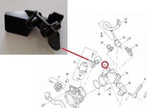 Supporto cavo acceleratore HD OEM 27701-07A XL Sportster 07-20