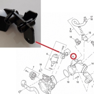Supporto cavo acceleratore HD OEM 27701-07A XL Sportster 07-20