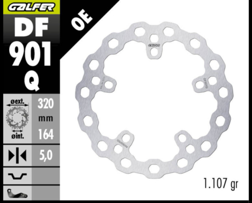 089 Garage - GALFER DF901Q anteriore HD Touring 2024 in poi oem ref 41500158A 089 Garage - GALFER DF901Q anteriore HD Touring 2024 in poi oem ref 41500158A