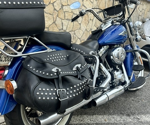 089 Garage - 2011 HERITAGE SOFTAIL CLASSIC FLSTC blu 5