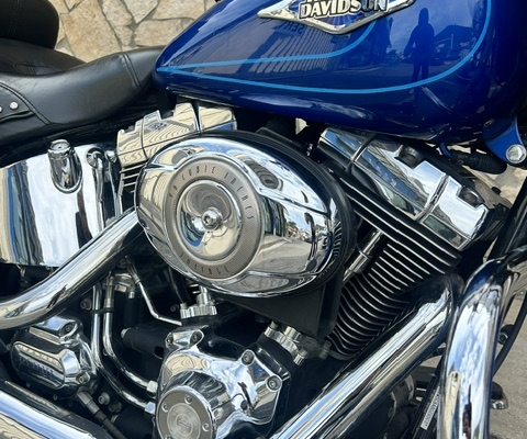 089 Garage - 2011 HERITAGE SOFTAIL CLASSIC FLSTC blu 9