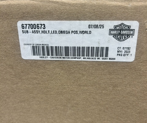 089 Garage - Faro anteriore Harley Davidson originale OEM 67700673 2